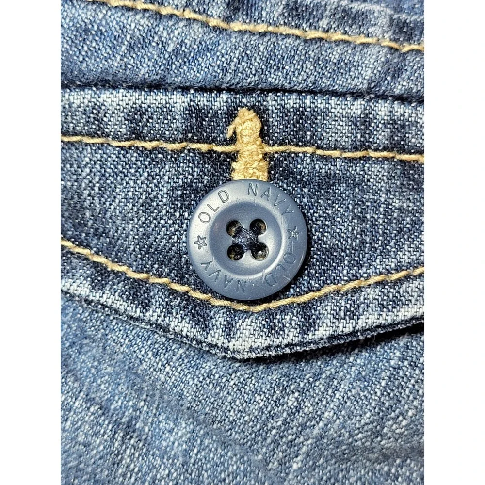 Jessica Simpson Pink Gauze Long Sleeve Top Old Navy Blue‎ Jean Zipper Button 18M